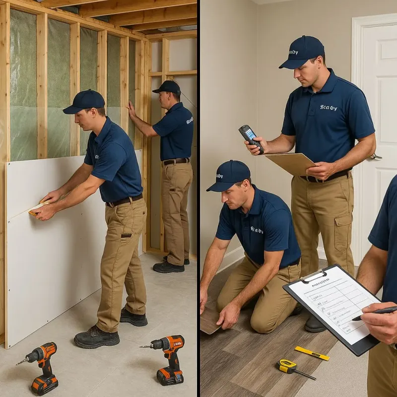 Repairs and Reconstruction process in Rose Hill, KS